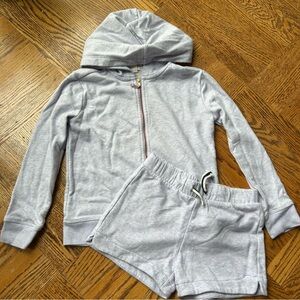 J. Crew Crewcuts hoodie and shorts set